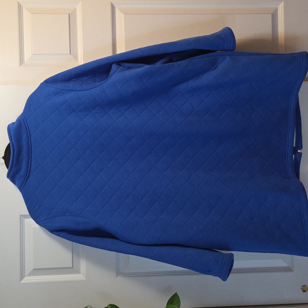 Denim & Co Blue Quilted Jacket - Picture 4 of 6